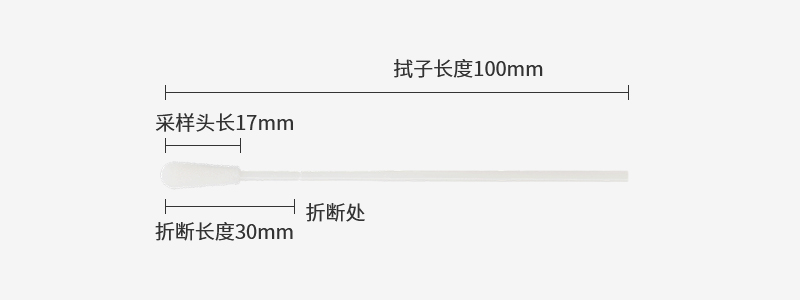 93050B型口腔拭子参数